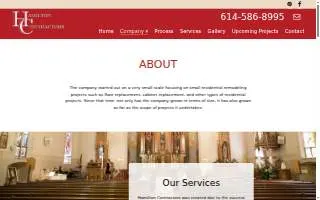Hamilton Contractors website