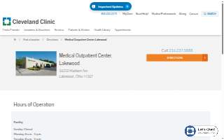 Cleveland Clinic Medical Outpatient Center, Lakewood