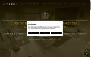 Scalish Construction website