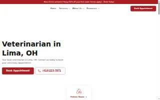 Heidt Veterinary Hospital website