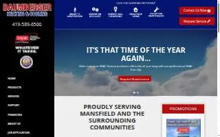 Baumberger Heating & Cooling website