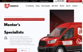 Buckeye Comfort Solutions website