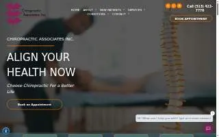 Chiropractic Associates Inc website
