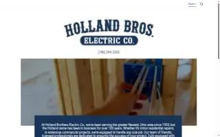 Holland Brothers Electric Co website