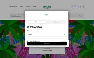 MNCHS Kitchen website
