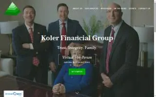 Koler Financial Group of Parma website
