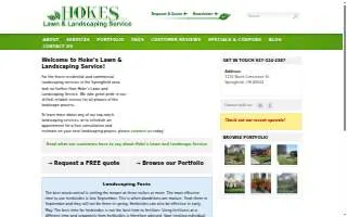 Hoke's Lawn & Landscaping Llc website