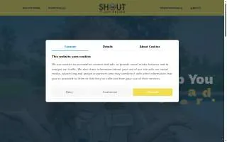 Shout It Out Design website