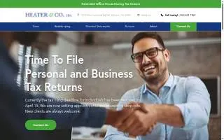 Heater & Co., CPA website