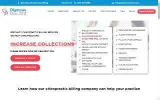 Olympus Chiropractic and Wellness LLC website