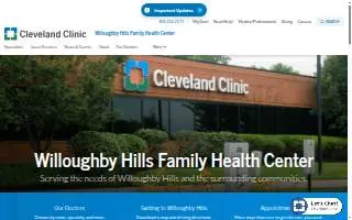 Cleveland Clinic - Willoughby Hills Family Health Center website