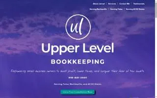 Upper Level Bookkeeping website