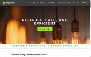 Shanks Electric website