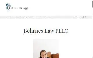 Behrnes Law PLLC website