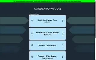 Gardentown website