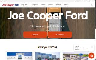 Joe Cooper Ford of Yukon Service & Parts Center