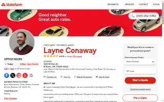Layne Conaway - State Farm Insurance Agent website