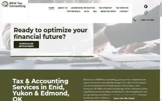 BDM Tax Consulting website