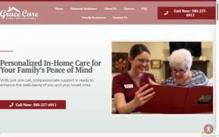 Grace Care - Home Care For Seniors website
