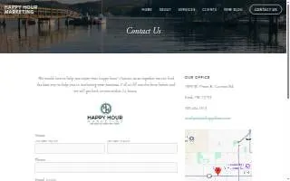 Happy Hour Marketing website