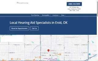 Hearing Group of Enid website