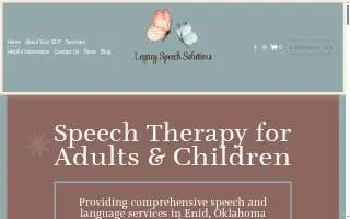 Legacy Speech Solutions website