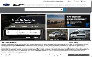 Stevens Ford website