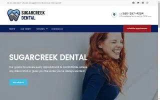 SugarCreek Dental website