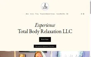Total Body Relaxation LLC website