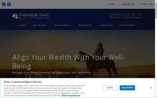 Chisholm Trail Wealth Planning website