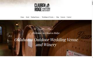 Clauren Ridge Vineyard and Winery website