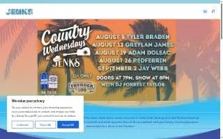 Jenks Restaurant website