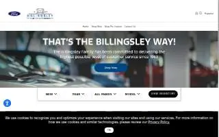 Billingsley Ford Of Lawton website