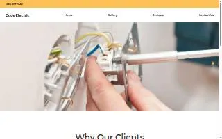 Code Electric website