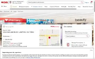 CVS Pharmacy of Lawton website