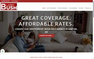 Larry Bush Insurance website