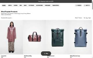 Rains Furniture TV & Appliance website