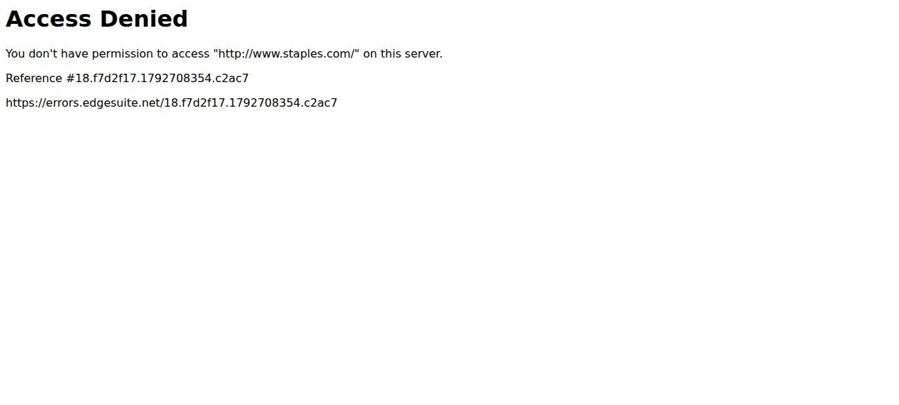 Staples of Pueblo website