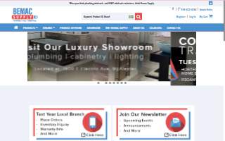 Bemac Supply website