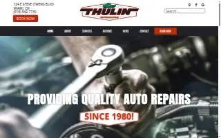 Thulin Automotive website