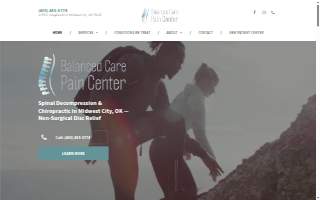 Balanced Care Pain Center website