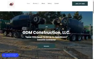 GDM Construction LLC. website