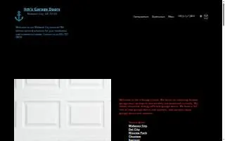 Jims Garage Doors website