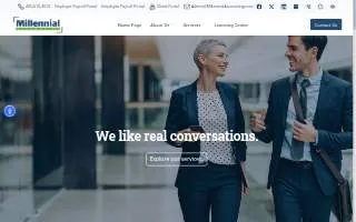 Millennial Accounting website