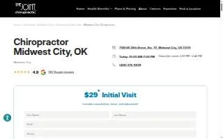 The Joint Chiropractic of Midwest City website