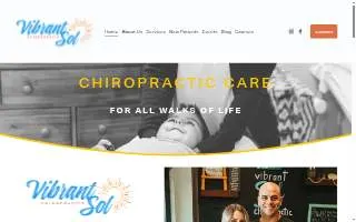 Vibrant Sol Chiropractic website
