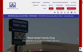 Westminster Family Drug website