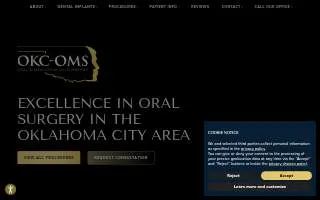 OKC-OMS: Oral Surgery & Dental Implants - South OKC of Moore website