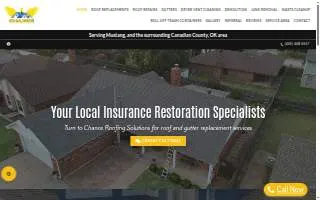 Chance Roofing Solutions website
