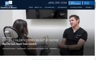 Mustang Dentistry & Braces website
